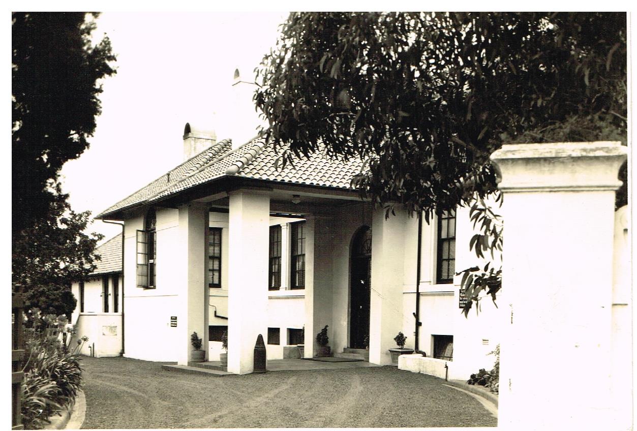 Manly Golf Club Clubhouse entrance 1946 April