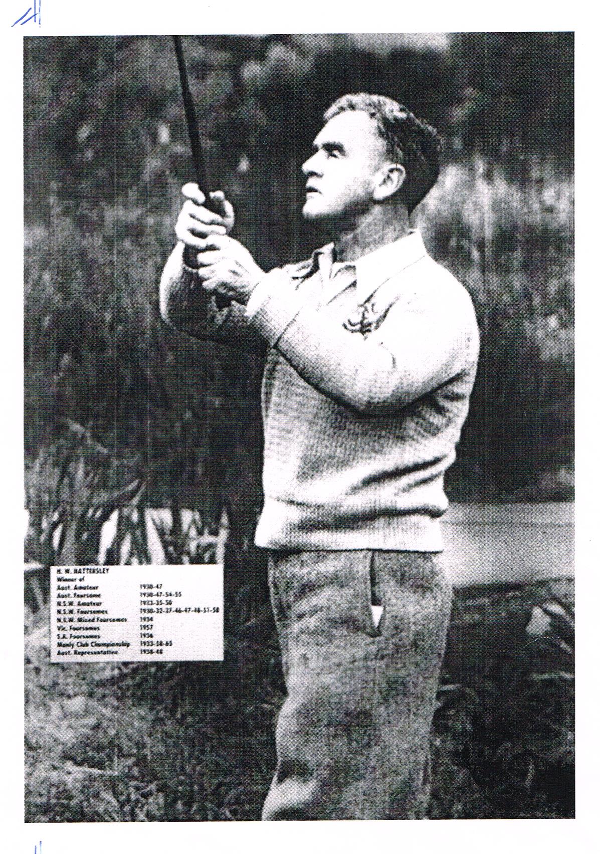 Harry Hattersley at Manly Golf Club