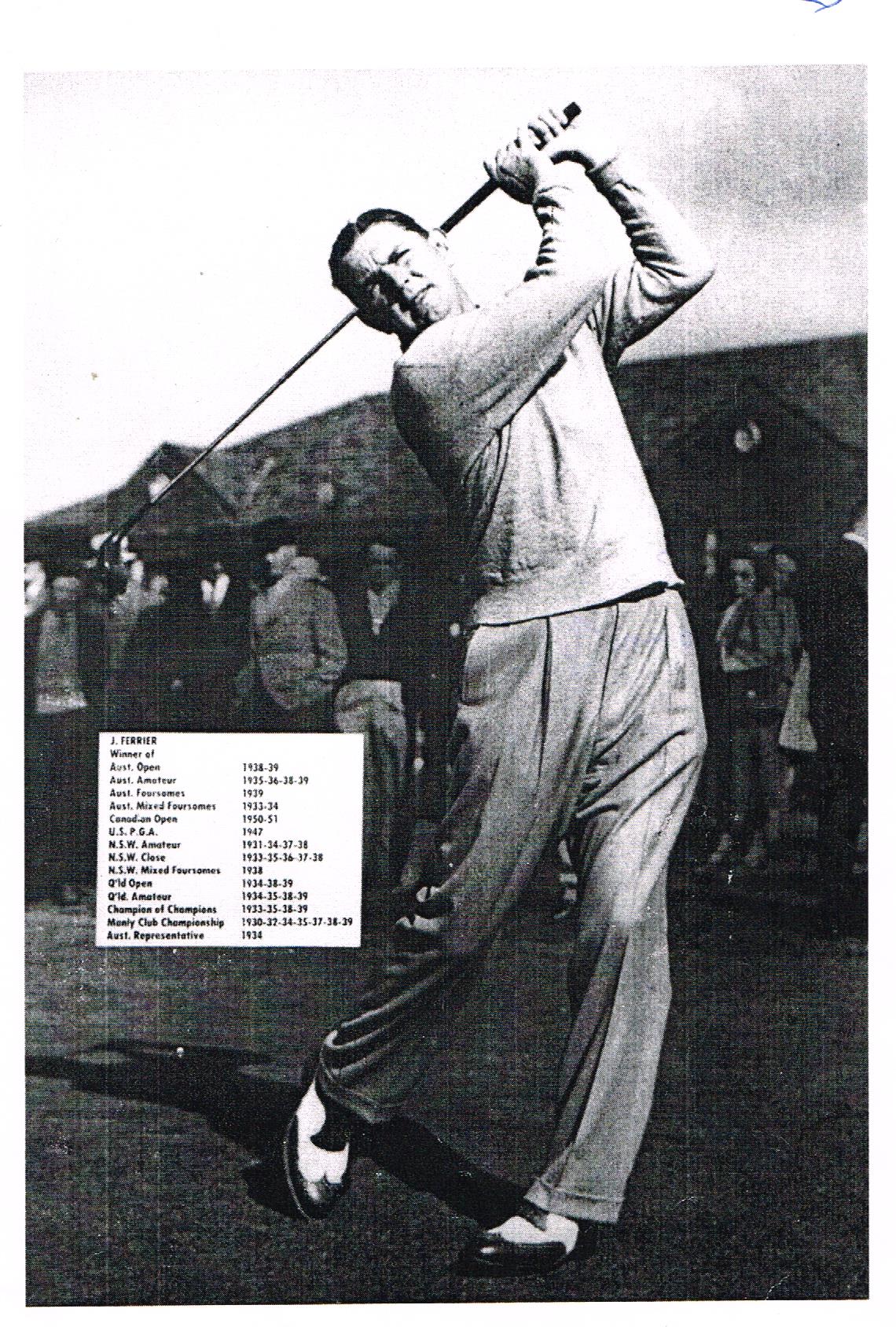 Jim Ferrier at Manly Golf Club