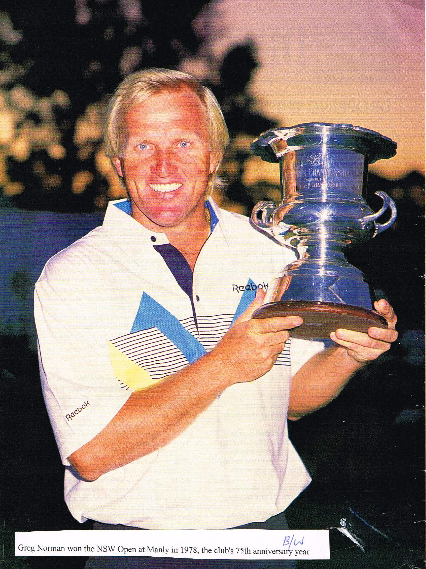 1978 Greg Norman at Manly Golf Club